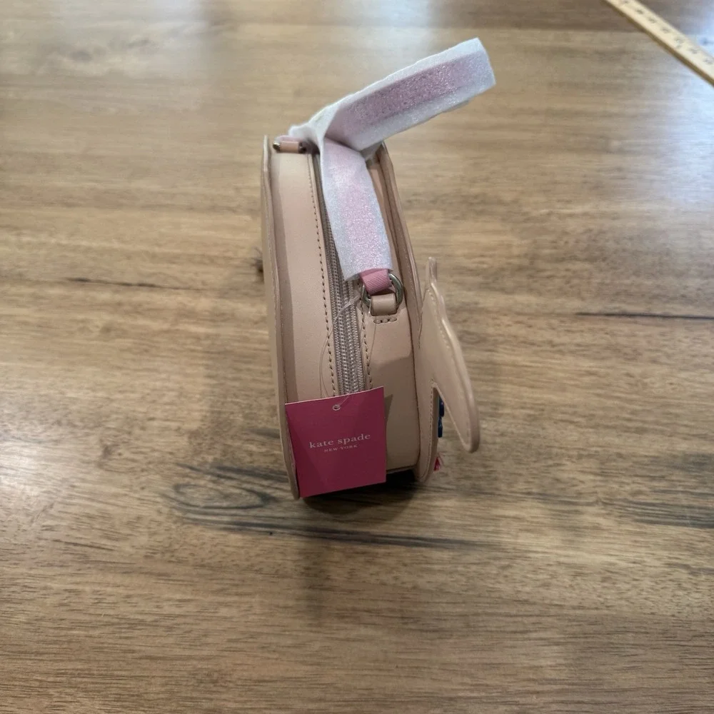 NWT KATE SPADE LEATHER CROSSBODY ICONIC CAMEL BAG WITH LONG STRAP COLLECTIBLE - Picture 6 of 16